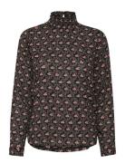 Kaamber Smock Blouse Printed Kaffe Black