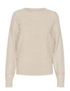 Crdela Knit Pullover Cream Beige