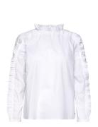 Shirt With Ruffles Coster Copenhagen White