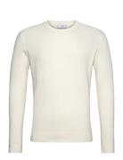 Ribbed Cotton Knitted Sweater Mango White