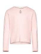 Long Sleeve Cotton T-Shirt Mango Pink