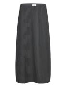 Objlisa Mw Long Volume Skirt Aop Div Object Grey