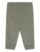 Cotton Jogger-Style Trousers Mango Green