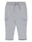 Cotton Jogger Cargo Trousers Mango Grey