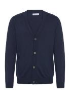 Jjeemil Knit Button Cardigan Noos Jack & J S Navy