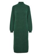 Yasbalis Ls Funnel Knit Dress S. Noos YAS Green