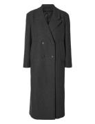 Slfjosephina Wool Coat Selected Femme Grey