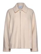 Pocketed Wool-Blend Jacket Mango Cream