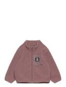 Hmlatlas Fleece Zip Jacket Hummel Pink