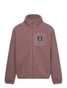 Hmlatlas Fleece Zip Jacket Hummel Pink