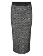 Vmaria Art Nw Pencil Skirt Ga Vero Moda Black