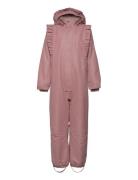 Snowsuit W. Frills En Fant Pink