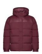 Mix Down Hooded Puffer Jacket Tommy Hilfiger Red