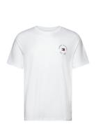 Roundle Logo Chest Tee Tommy Hilfiger White