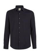 Non Iron Tonal Dobby Slim Shirt Calvin Klein Navy