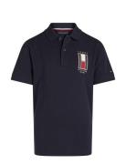 Vertical Flag Reg Polo Ss Tommy Hilfiger Navy