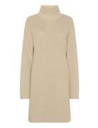 Chunky Loose Sweater Dress Calvin Klein Jeans Beige