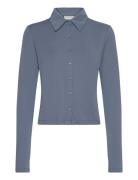 Modal Long Sleeve Shirt Calvin Klein Jeans Blue