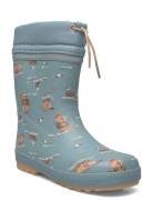 Thermal Wellies W. Wool Lining CeLaVi Blue