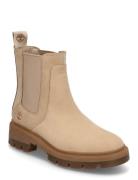 Cortina Valley Mid Chelsea Boot Light Beige Nubuck Timberland Cream