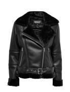 Onlagnete Faux Leather Biker Jkt Cs Otw ONLY Black