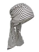 Scarf Headscarf Striped Satin Lindex Black