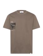 Newspaper T-Shirt Les Deux Brown