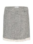 Kbritt Skirt Karen By Simonsen Grey