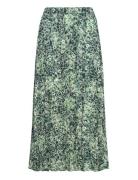 Pleated Crinkle Skirt Scotch & Soda Green