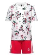 Lk Dy Mm T Set Adidas Sportswear Red