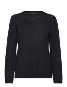 Charlenebbround Neck Knit Bruuns Bazaar Black