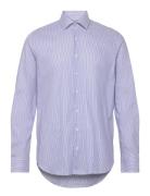 Oxford Stripe Slim Shirt Michael Kors Blue