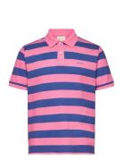 Heavy Washed Striped Polo GANT Pink