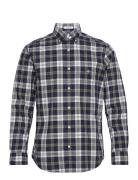 Reg Poplin Check Shirt GANT Black