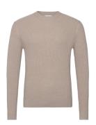 Ribbed Cotton Knitted Sweater Mango Beige