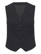 Bs Decima Slim Fit Vest Bruun & Stengade Black