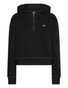 Oakport 1/4 Zip Hoodie W Dickies Black