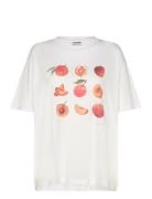 Nmida S/S Pizza T-Shirt Fwd Lab NOISY MAY White