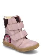 Boots - Flat - With Velcro ANGULUS Pink