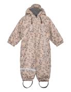 Pu Snow Suit 2 Zip Recycled - Aop Mikk-line Beige