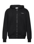 Essentiel Bit Ls Zip Up Hoo SIXTH JUNE Black