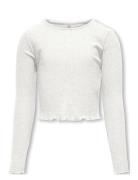 Kognella L/S O-Neck Top Cs Jrs Kids Only White