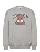 Wwnoel Bear Sweatshirt Double A By Wood Wood Grey