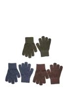 Magic Gloves 3 Pack Mikk-line Navy