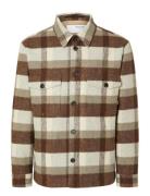 Slharchive Overshirt Noos Selected Homme Brown