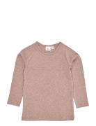 Melange Ls T-Shirt Copenhagen Colors Beige