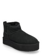 Rhbrisbane Shearling Plateau Boots Rosemunde Black