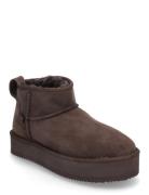 Rhbrisbane Shearling Plateau Boots Rosemunde Brown