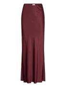 Tyne Satin Maxi Skirt Twist & Tango Burgundy