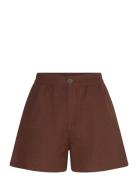 Shorts Sarah Linen Lindex Brown